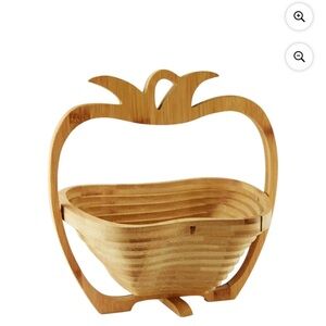 Collapsible Wooden Fruit Basket